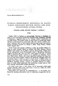 Utjecaj rodbinskog križanja na raspodjelu osnovnih krvnih grupa AB0 kod stanovnika otoka Suska / Z. Dolinar-Osoletova