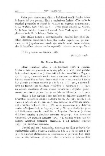 Dr. Marin Katalinić / S. Hondl