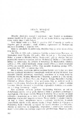 Sead Midžić (1912.-1999.) / Fadila Pavičić