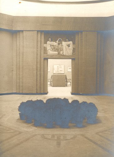 Postav samostalne izložbe Ljube Babića, Zagreb, Umjetnički paviljon, 1913.