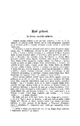 Iz života turskih sužńeva : mańi prinosi / D. Boranić