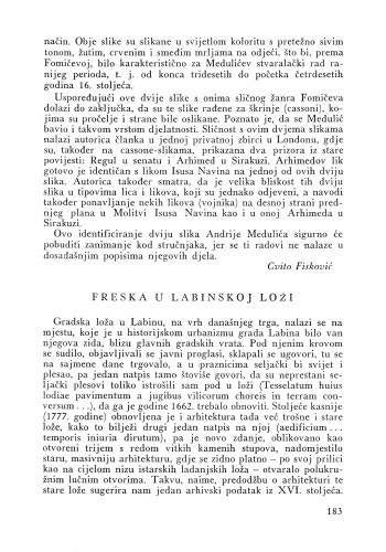 Freska u labinskoj loži / Branko Fučić