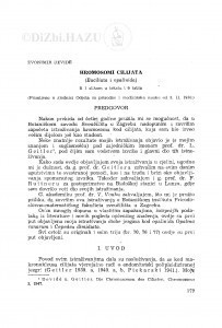 Hromosomi cilijata : (euciliata i opalinida) / Z. Devidé