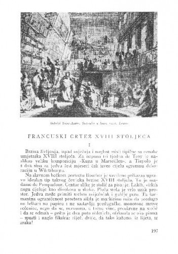 Francuski crtež XVIII stoljeća / Matko Peić