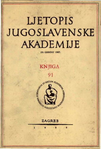 1987. Knj. 91 / urednik Hrvoje Požar