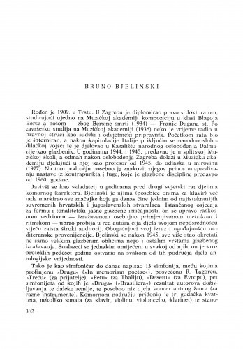 Bruno Bjelinski : [biografije novih članova Akademije]