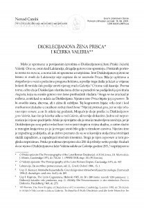 Dioklecijanova žena Prisca i kćerka Valeria / Nenad Cambi