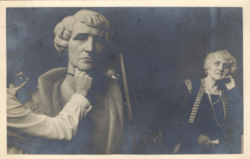 Frano Kršinić portretira Mariju Ružičku Strozzi