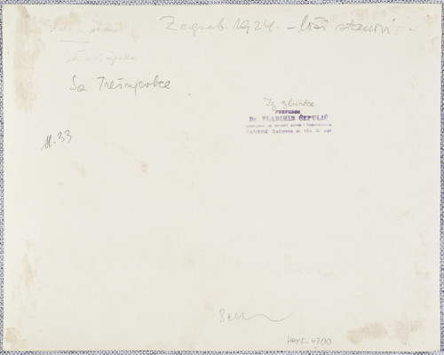 Zagreb 1924. - loši stanovi. Sa Trešnjevke