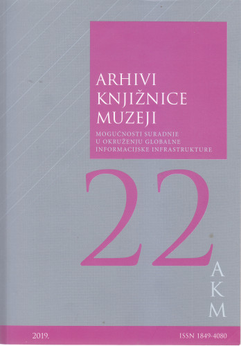 Inkluzija i interdisciplinarnost u AKM zajednici / 22. seminar Arhivi, knjižnice, muzeji: mogućnosti suradnje u okruženju globalne informacijske infrastrukture ; gošće urednice Vesna Hodak, Dijana Machala, Diana Polanski, Ana Vukadin 