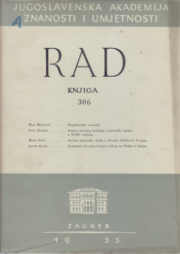 Knj. 6(1955)=knj. 306 / urednik Grga Novak