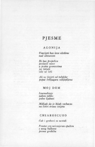 Pjesme / G. Ungaretti ; preveo Drago Ivanišević