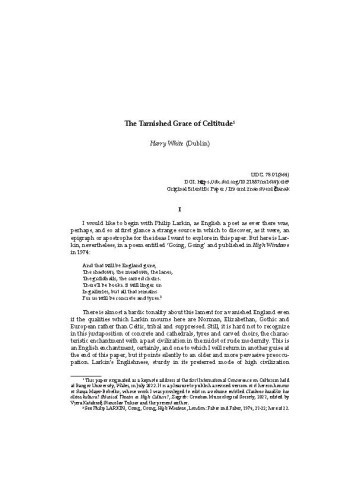 The Tarnished Grace of Celtitude / Harry White