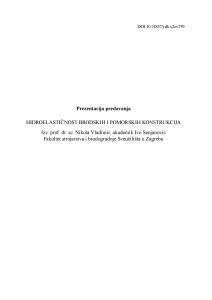 Hidroelastičnost brodskih i pomorskih konstrukcija / Nikola Vladimir, Ivo Senjanović