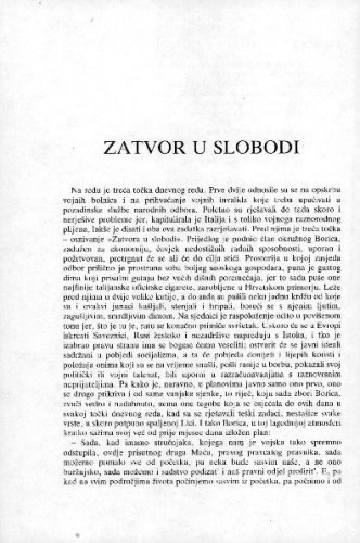 Zatvor u slobodi / Josip Barković