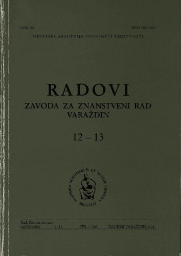 Knj. 12-13(2001) / glavni urednik Andre Mohorovičić