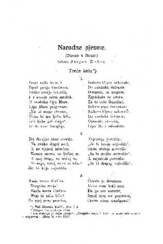 Narodne pjesme : (Duvno u Bosni.) / S. Rubić