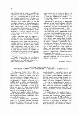 O djelima Bernarda Stullija: 