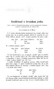 Kondicional u hrvatskom jeziku / A. Musić