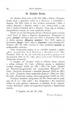 Dr. Božidar Širola / F. Dugan