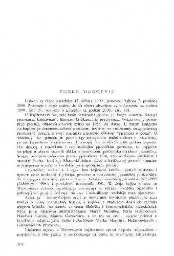 Tonko Maroević