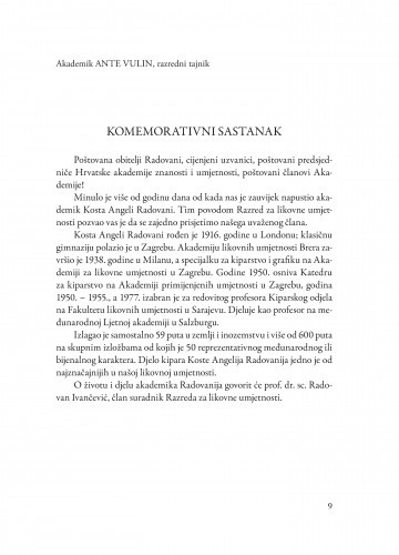 Komemorativni sastanak / Ante Vulin