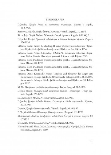 Bibliografija : izbor / Darja Alujević, Andreja Der-Hazarijan Vukić, Jasenka Ferber Bogdan