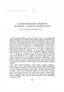 Časopis hrvatske moderne 