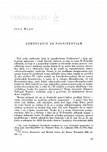 Adhortatio ad poenitentiam / J. Hamm