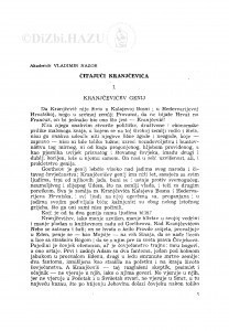 Čitajući Kranjčevića / V. Nazor