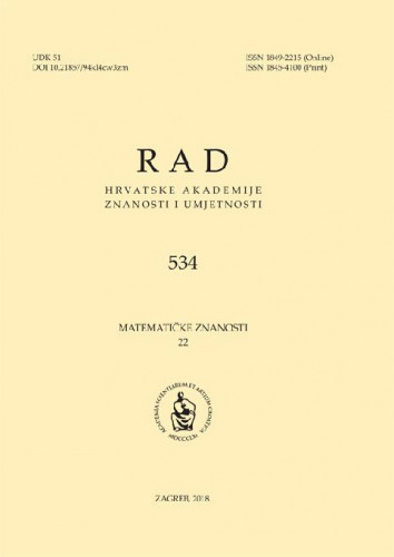 Sv. 22(2018)=knj. 57=knj. 534 / glavni urednik Andrej Dujella