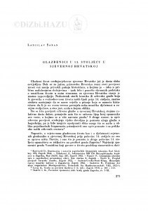 Glazbenici u 13. stoljeću u sjevernoj Hrvatskoj / L. Šaban