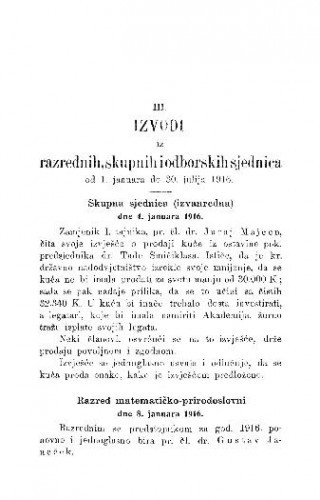 [Izvještaji]