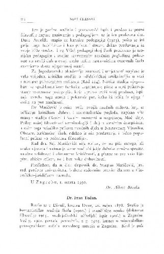 Dr. Fran Tućan / S. Hondl, V. Vouk i V. Varićak