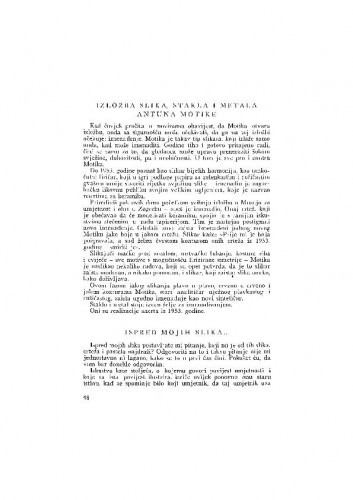 Ispred mojih slika... / Lj. B.