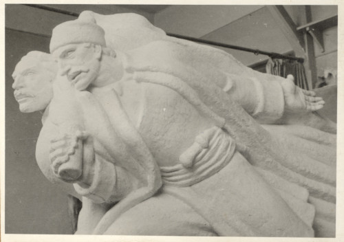 Antun Augustinčić: Grupa boraca za kragujevački Spomenik palim Šumadincima