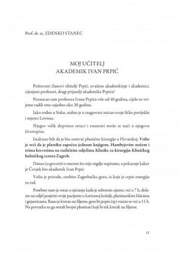 Moj učitelj akademik Ivan Prpić / Zdenko Stanec