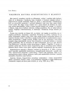 Galerija Antuna Augustinčića u Klanjcu / Josip Depolo