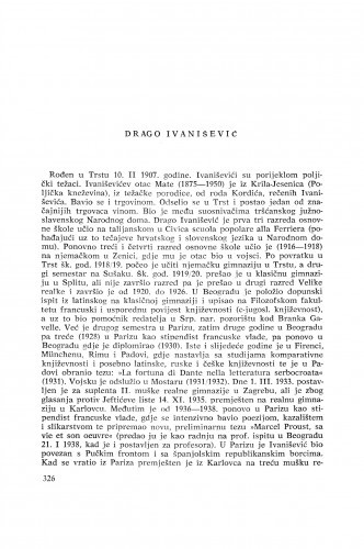 Drago Ivanišević : [biografije novih članova Akademije]