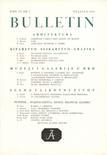 God. 6(1958), Br. 1 / [odgovorni urednik Ljubo Babić]