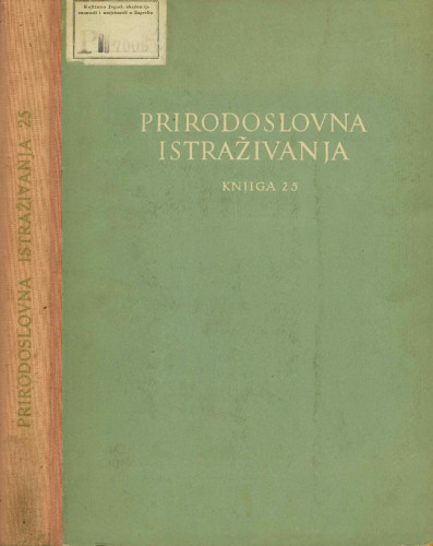 Knj. 25(1952) ; urednik Aleksandar Ugrenović