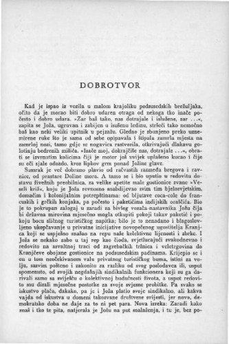 Dobrotvor / Č. Prica