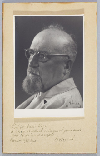 Fotoportret H. Mierzeckog s vlastoručnom posvetom Franji Kogoju