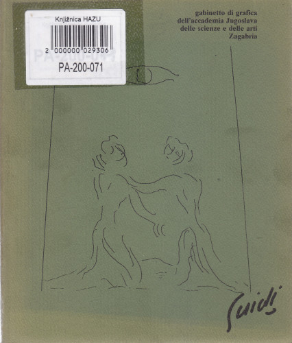 Virgilio Guidi : [katalog izložbe], Kabinet grafike, Zagreb, 1978. ; Giornate culturali della Lombardia a Zagabria