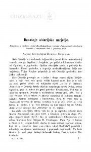 Današnje oštarijsko narječje / R. Strohal