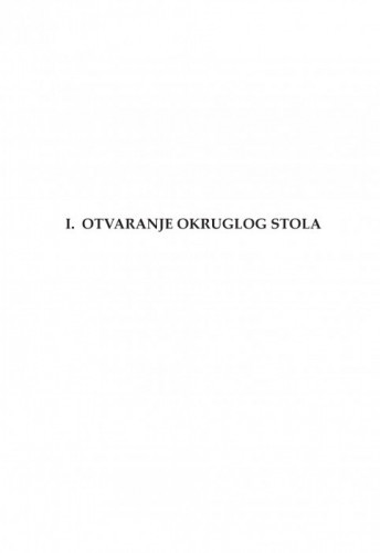 Otvaranje okruglog stola / Arsen Bačić