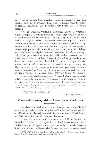 Mineraloško-petrografska ekskurzija u Vardarsku banovinu / M. Tajder i Lj. Barić