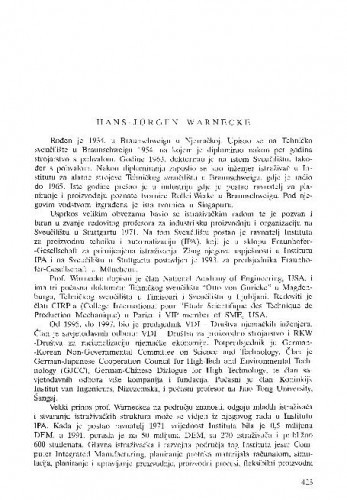 Hans-Jürgen Warnecke