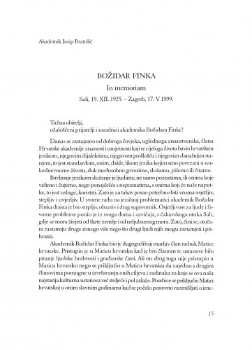 Riječi na pogrebu