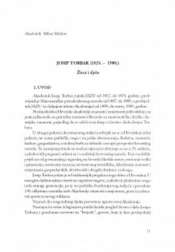 Josip Torbar (1824. - 1900.) : život i djelo